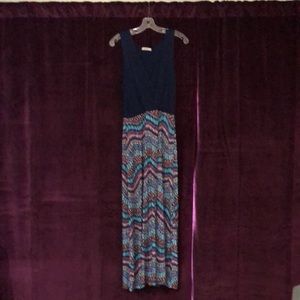 NWOT long maxi dress.